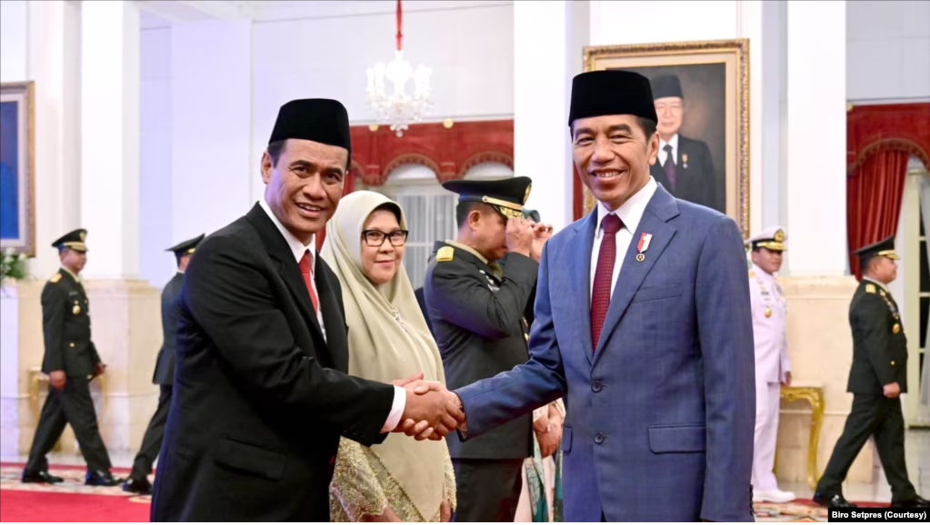 Jokowi Lantik Mentan, KSAD, dan Dubes RI untuk Argentina