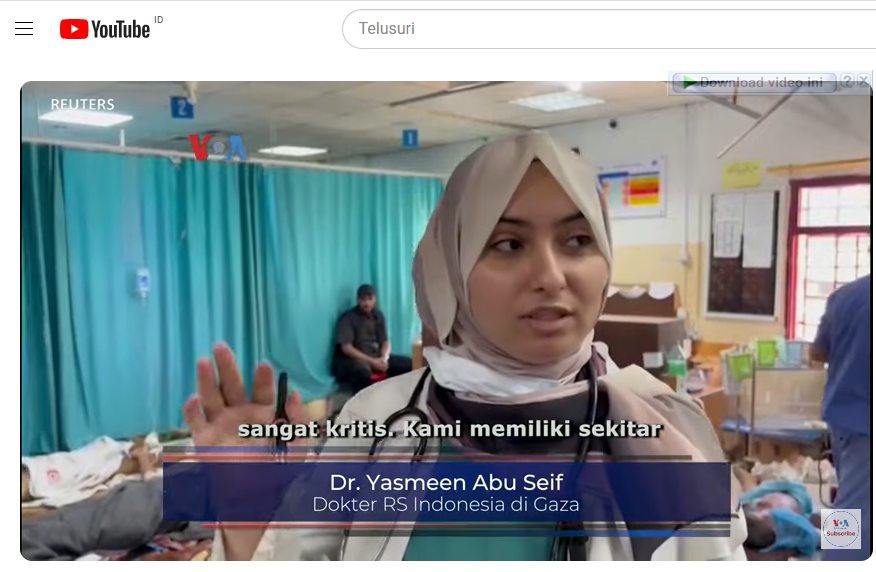 Kondisi RS Indonesia di Gaza di tengah Operasi Militer di RS Al Shifa