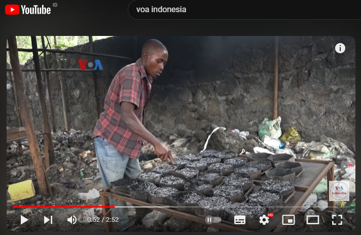 Usaha Kecil Kongo Ubah Limbah Plastik Jadi Bahan Bangunan