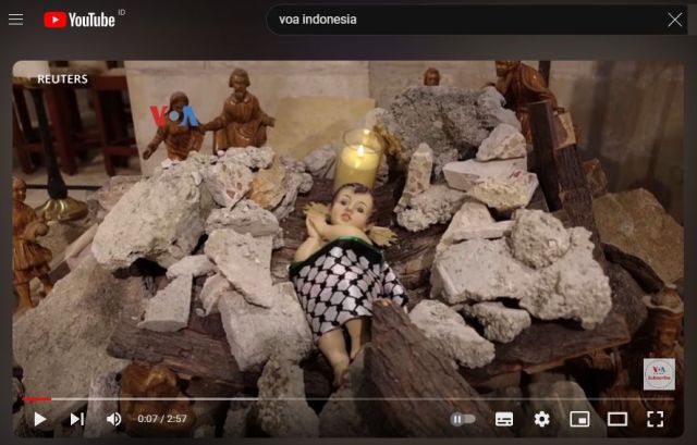 Solidaritas Gaza, Kota Bethlehem Batalkan Perayaan Natal