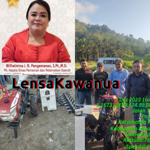 Satu Unit Hand Traktor, Siap Berpacu di Lahan Pertanian  Desa Kaweng