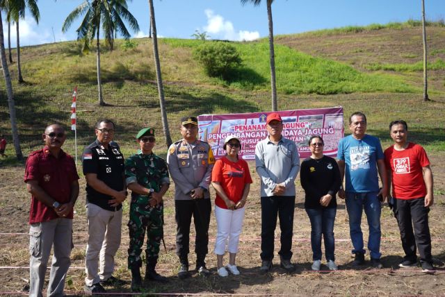 Bupati FDW Hadiri Kegiatan Penanaman Jagung, Program Pengembangan Budidaya Jagung