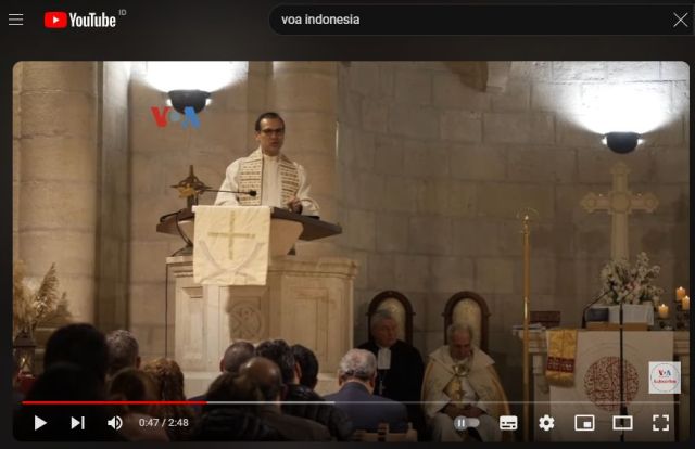 “Bayi Yesus dan Reruntuhan” Tandai Natal di Bethlehem