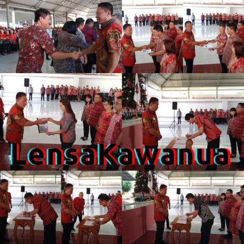 Apel Kerja Perdana Tahun 2024 ASN Pemkab Minsel, Bupati Wongkar Ingatkan Para ASN Bijak Dalam Bermedsos