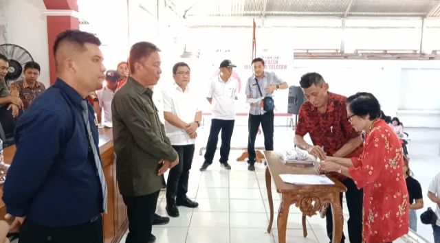 Didampingi Forkopimda, Bupati Wongkar Saksikan Pengundian Huntap Untuk Korban Abrasi Pantai Amurang