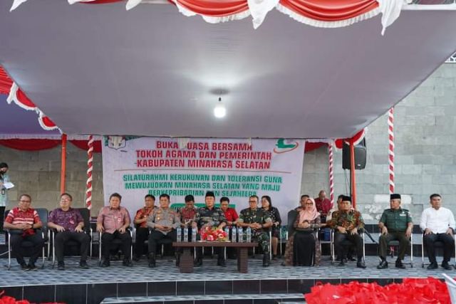 Pemkab Minsel Buka Puasa Bersama Tokoh Agama, Bupati Wongkar Ingatkan Ini