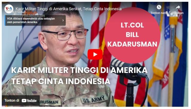 Karir Militer Tinggi di Amerika Serikat, Tetap Cinta Indonesia