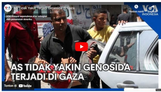 AS Tidak Yakin Terjadi Genosida di Gaza