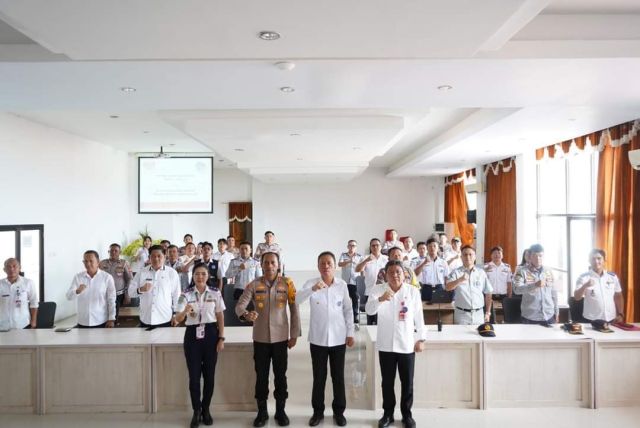 Ini Rangkaian Kegiatan Dishub Minsel Yang Dihadiri Bupati FDW Bersama Kapolres Minsel