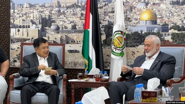 Bertemu Pemimpin Hamas, JK Serukan Persatuan Kelompok di Palestina