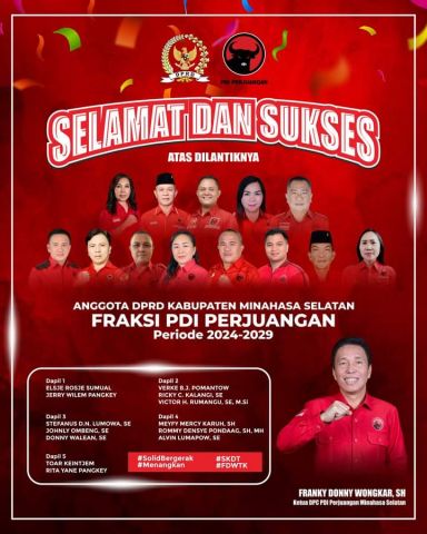 Usai Di Lantik, Keluarga Besar Bupati Wongkar – Sumual Gelar Ibadah Syukur Bersama