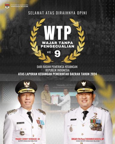 Era Baru Kepemimpinan FDW-TK, Raih Opini WTP Ke-9 Oleh BPK RI