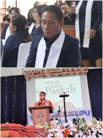 Momentum Perayaan Jumat Agung dan Paskah 2025 Bupati Dan WaBup Minsel