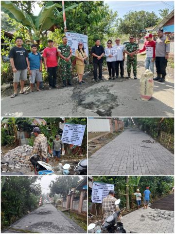 Bersumber DD, Lombogia Realisasikan Paving Blok Untuk Masyarakat Tumani Selatan