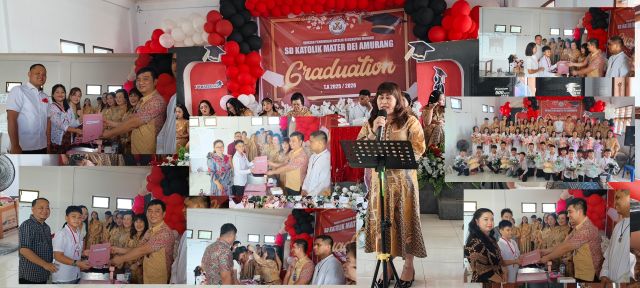 SD Katolik Mater Dei Amurang Lepas Lulusan Kelas VI, Ricky Kalangi Beri Apresiasi Setinggi-tingginya
