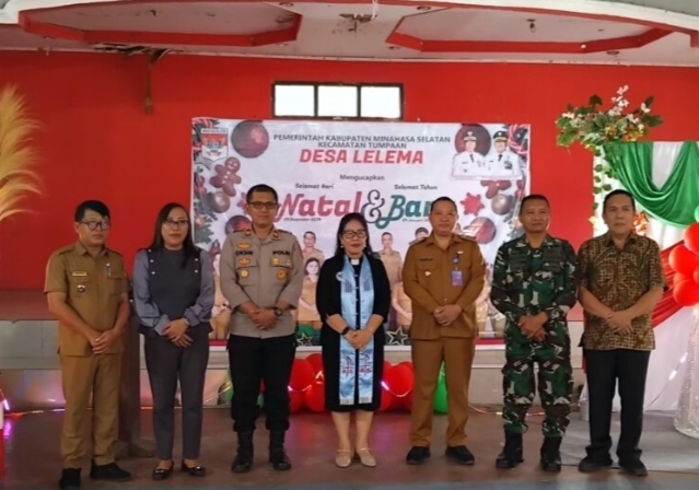 Hidmat dan Penuh Sukacita, Pemdes Bersama Masyarakat Desa Lelema Gelar Perayaan Natal 2025